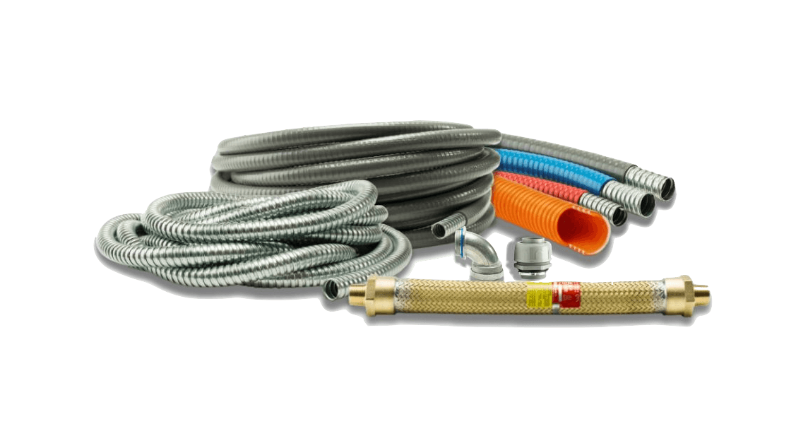 Tubería flexible corrugada para instalaciones eléctricas